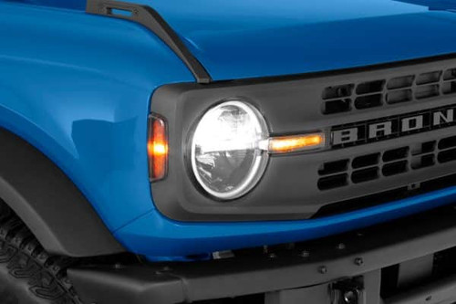GTS Bronco Front Daytime Running Light Cover Kit - 4 Piece - Carbon Fiber Look (2019-2024)