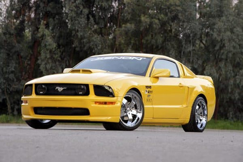 GTS Mustang Headlight Cover - 2 Piece - Smoke (2005-2009)