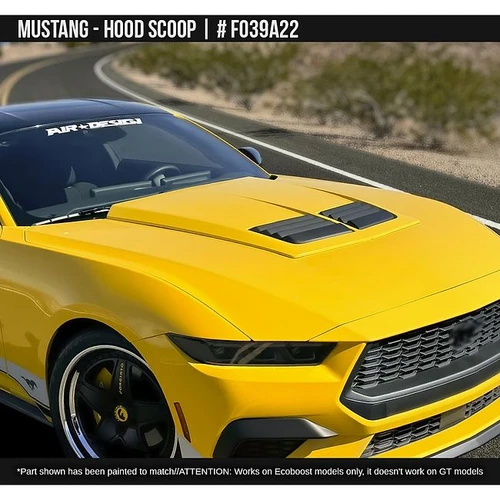 AirDesign FO39A22 Mustang EcoBoost Hood Scoop (24-26)