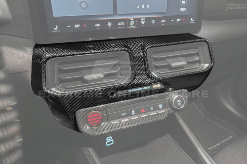 EOS Mustang Carbon Fiber AC Outlet Panel Trim (2024-2026)