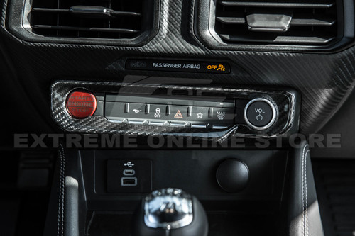 EOS Mustang Carbon Fiber AC Control Panel Trim (2024-2026)