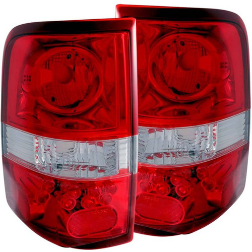 Anzo F-150 Taillights Red/Clear - LED Style (2004-2008)