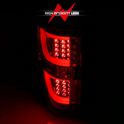 Anzo F-150 LED Taillights Black (2009-2013)