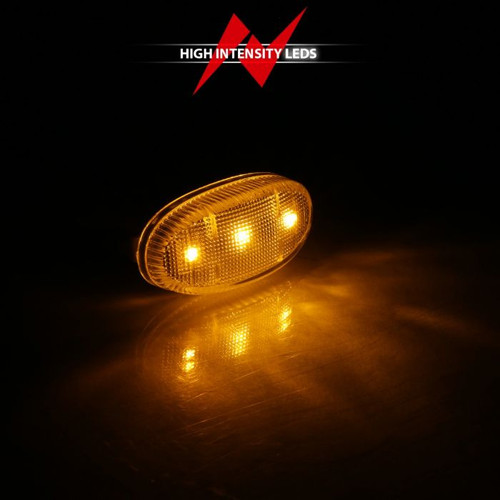 Anzo F-350 LED Fender Light Kit Clear 2pc Amber / 2pc Red (2011-2016)