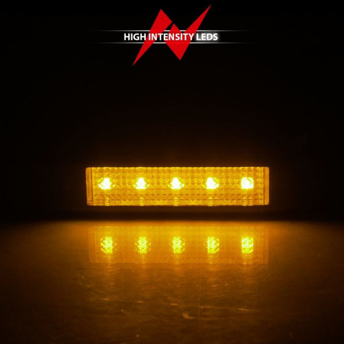 Anzo F-150 LED Mirror Lights Clear w/ Amber LED (2009-2014)