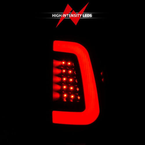Anzo F-250  LED Tail w/ Lights Bar Black Housing Smoke Lens (2008-2016)