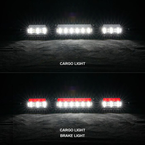 Anzo F-250 - F-550 LED Third Brake Light - Black Housing/Clear Lens (2015-2020)