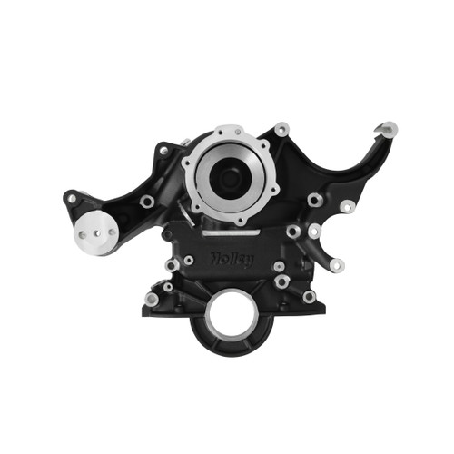Holley SBF Mid-Mount Complete Accessory Drive - Black Finish (1979-1995)