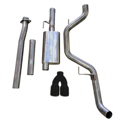MRT F-150 Deep & Mellow Cat Back Exhaust - Black Tips (2021+)