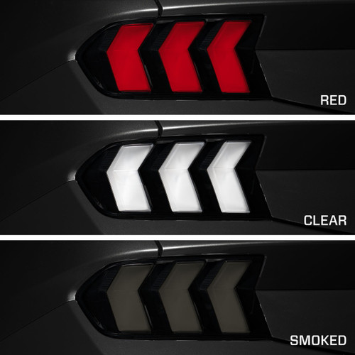 Form Lighting Mustang Sequential LED Tail Lights - Red (2024+)