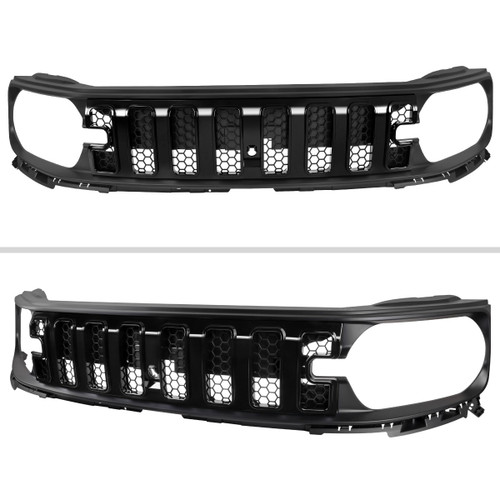 Spec-D Tuning Bronco Sport Honeycomb Replacement Grille - Gloss Black (2021+)