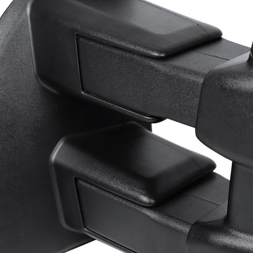 Spec-D Tuning F-150 Manual Adjusting Tow Mirrors - Black (2015-2017)