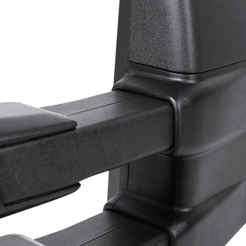 Spec-D Tuning F-150 Manual Adjusting Tow Mirrors - Black (2015-2017)