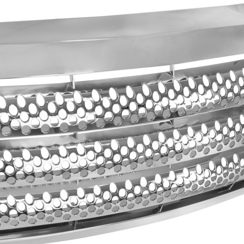 Spec-D Tuning F-150 Grated Style Front Grille - Chrome (2004-2008)