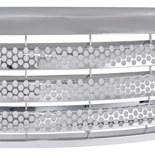 Spec-D Tuning F-150 Grated Style Front Grille - Chrome (2004-2008)