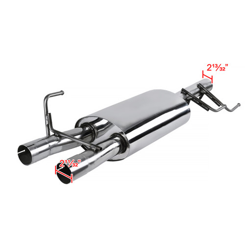Spec-D Tuning F-150 Dual Cat-Back Exhaust System (2015-2019)