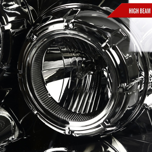 Spec-D Tuning F-150 Projector Headlights w/ Switchback Sequential LED C-Bars - Chrome Housing, Smoked Lens (2004-2008)
