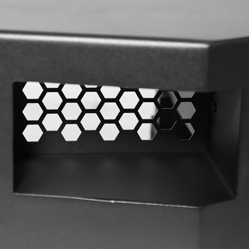 Spec-D Tuning F-250/F-350 Heavy Duty Steel Rear Bumper w/ Steps - Textured Black (1999-2016)