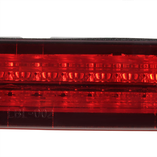 Spec-D Tuning Mustang LED 3rd Brake Light - Chrome Housing, Red Lens (2005-2009)