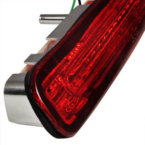 Spec-D Tuning Mustang LED 3rd Brake Light - Chrome Housing, Red Lens (2005-2009)