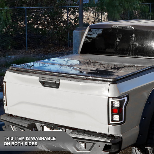 Spec-D Tuning F-150 Hard Quad Fold Bed Cover - 5.5ft Bed (2004-2014)