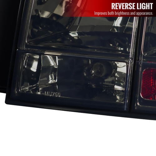 Spec-D Tuning Mustang  Sequential Tail Lights - Chrome Housing, Smoked Lens (2005-2009)