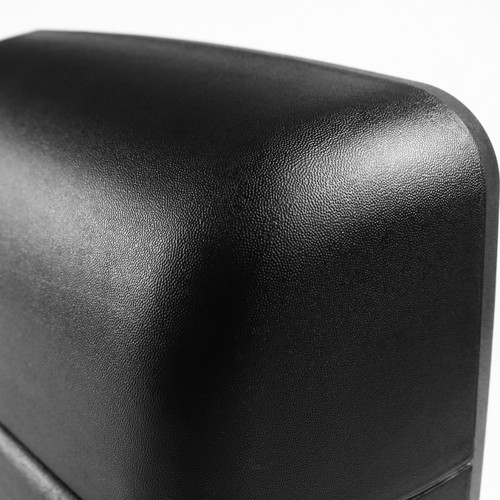 Spec-D Tuning F-250 Manual Adjusting Tow Mirrors - Black w/ Smoked Turn Signals (2003-2015)