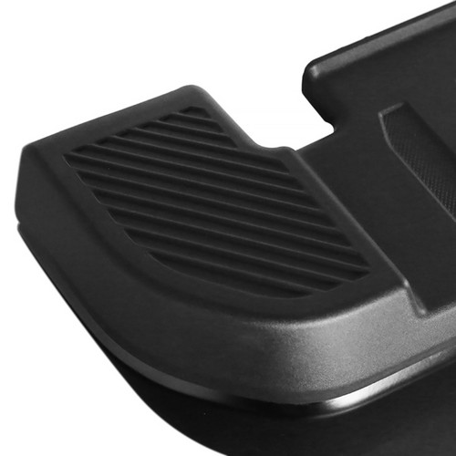Spec-D Tuning F-150 Sainless Steel Rear Bumper w/ Liscense Lamps - Black (2015-2017)