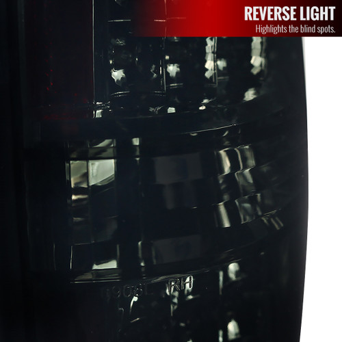 Spec-D Tuning F-150 V2 LED Tail Lights - Chrome Housing, Smoked Lens (2009-2014)