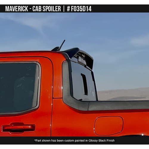 AirDesign Maverick Rear Cab Spoiler - Satin Black (2021+)