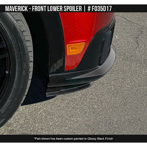AirDesign Maverick Lower Front Spoiler- Satin Black (2021-2024)