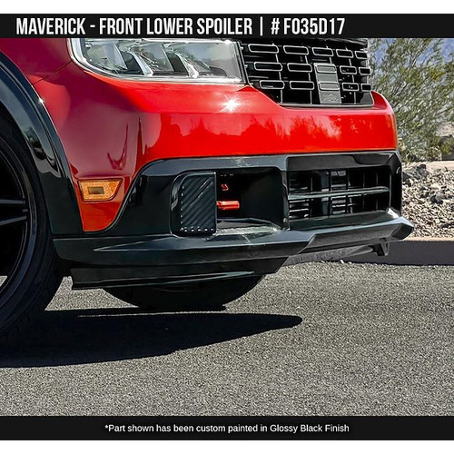 AirDesign Maverick Lower Front Spoiler- Satin Black (2021-2024)