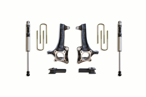 MaxTrac F-150 2WD Lift Kit w/ Fox Shocks- 4" (2021-2025)