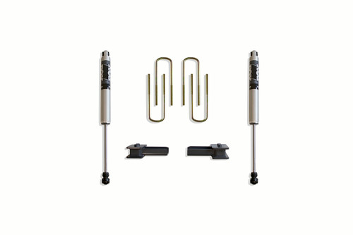 MaxTrac F-150 2WD Rear Lift Box Kit w/ Fox Shocks- 2" (2021-2025)