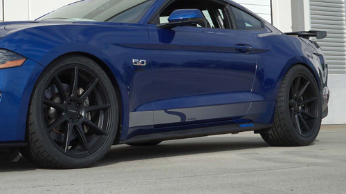 Steeda Mustang Sidewinder Decal - Silver (2015-2023)