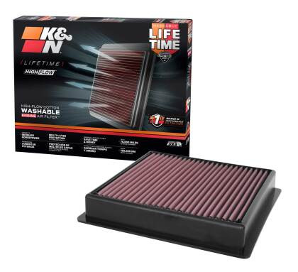 K&N Super Duty High-Flow Engine Air Filter - V8 (2020-2025)