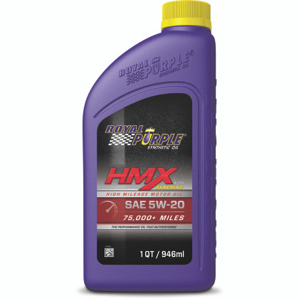 Royal Purple HMX Premium Synthetic High Mileage 5W20 Motor Oil - Quart