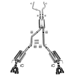 Thermal R&D B917-C917-F Explorer ST 3" Cat-Back Exhaust System w/ Front Pipes - Carbon Fiber Tips (2020-2027)