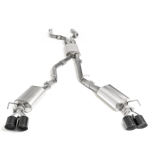 Thermal R&D Explorer ST 3" Cat-Back Exhaust System w/ Front Pipes - Carbon Fiber Tips (2020-2027)