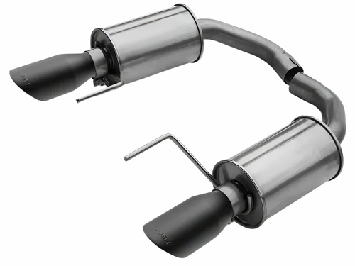 Roush Mustang V6/EcoBoost Axle-Back Exhaust - Black Tips (2015-2026)