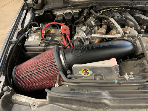 S&B Filters F-250/F-350 6.7L Open Air Intake - Cleanable Dry Filter (2017-2019)