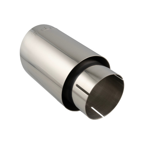 PPE 3" Inlet/4" Outlet Stainless Steel Exhaust Tip - Polished 