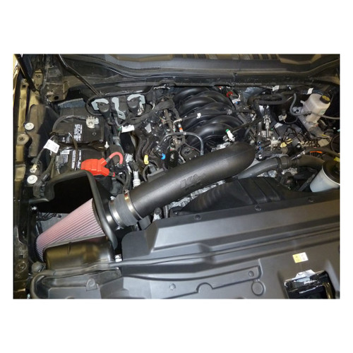 K&N F-250/F-350 6.8L/7.3L AirCharger High Flow Cold Air Intake (2020-2025)