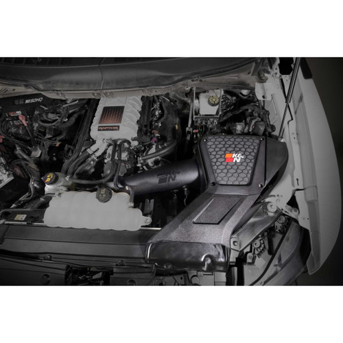 K&N F-150 Raptor R 5.2L AirCharger High Flow Cold Air Intake (2023-2024)
