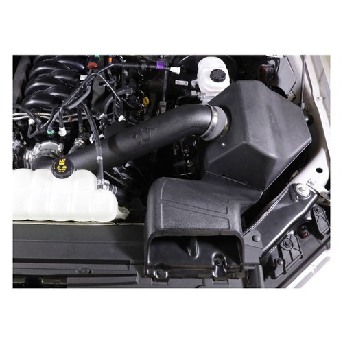 K&N F-150 5.0L AirCharger High Flow Cold Air Intake (2015-2020)