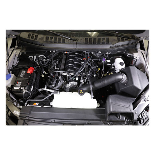K&N F-150 5.0L AirCharger High Flow Cold Air Intake (2015-2020)