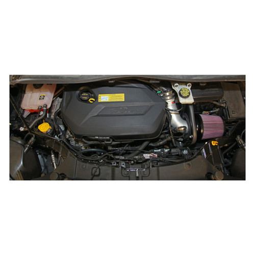 K&N Escape 2.0L/1.6L Typhoon High Flow Cold Air Intake - Aluminum Tube (2013-2019)