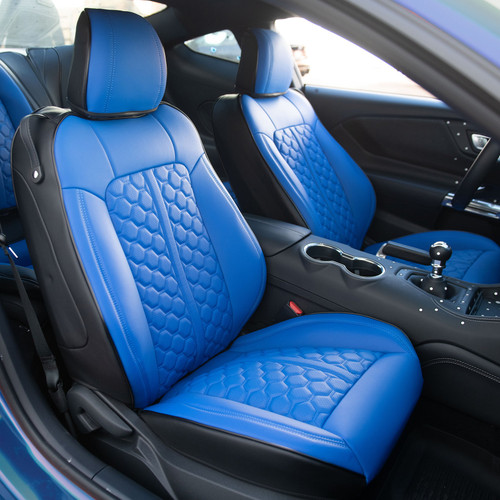 Kustom Interior Mustang Convertible Artificial Leather Seat Covers (2015-2026)