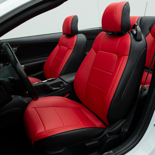 Kustom Interior Mustang Convertible Artificial Leather Seat Covers (2015-2026)