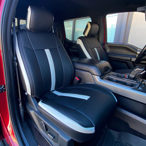 Kustom Interior F-150 Regular Cab Artificial Leather Seat Covers (2015-2020)